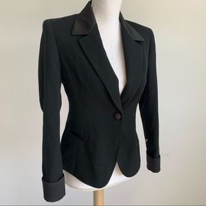Vintage Anne Klein II | Black Wool Blazer